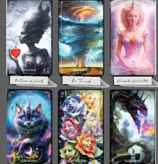 Tarô VIAGEM À TERRA DE OZ E DAS MARAVILHAS - Oz & Wonderland Tarot