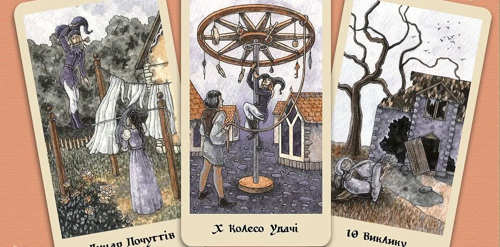 Baraja de Tarot de autor "Los Bufones – АВТОРСКАЯ КОЛОДА ТАРО ШУТОВ ОРИГИНАЛ"