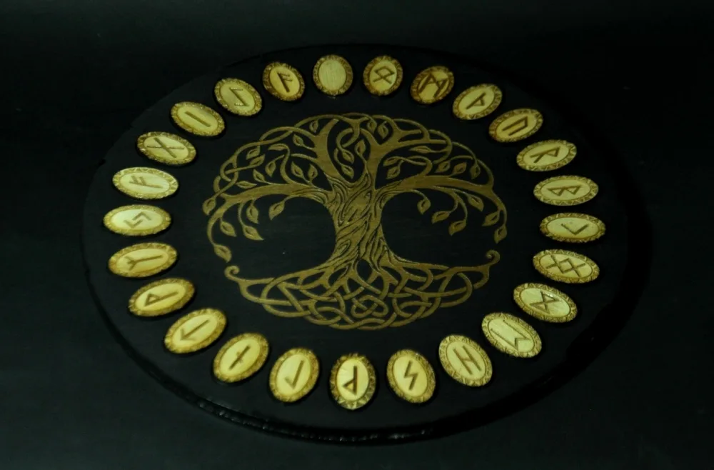 Runenset Älteres Futhark „Baum des Lebens“