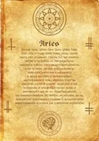 PERGAMINHO DO ANJO DO SIGNO DE ÁRIES