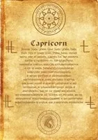 PERGAMINHO DO ANJO DO SIGNO DE CAPRICÓRNIO