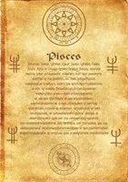 PERGAMENA DELL'ANGELO DEL SEGNO DEI PESCI